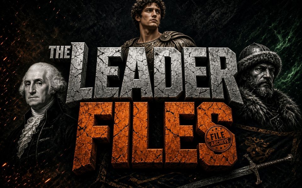 The Leader Files logo